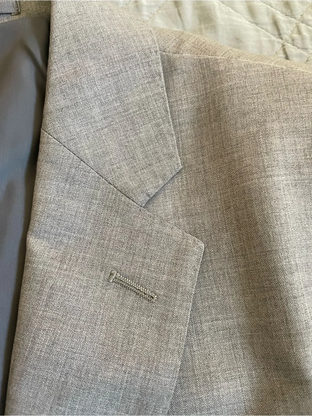 J. CREW Ludlow Slim-fit suit jacket in Italian wool in Gray NWT 40 R $550 28130